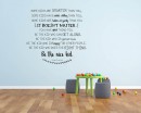 Be The Nice Kid Wall Decal  Nursery Wall Decal-Bryan Scavnak Wall Quote